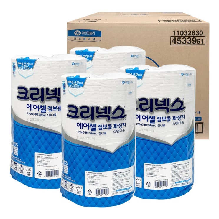 잘팔리는 4533961 크리넥스 에어셀 스탠다드 점보롤 270m 1겹 화장지 16롤 한박스, 4533961_에어셀점보롤 16롤 한박스 좋아요 잘팔리는 4533961 크리넥스 에어셀 스탠다드 점보롤 270m 1겹 화장지 16롤 한박스, 4533961_에어셀점보롤 16롤 한박스 좋아요