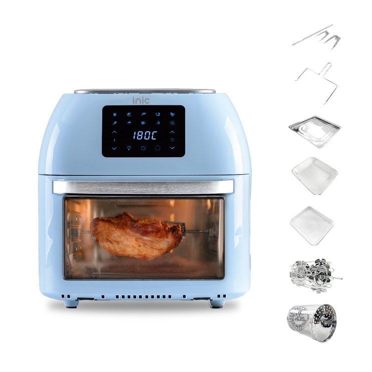 많이 팔린 아이닉 대용량 에어프라이어 16L + 7종 조리도구, AO-16L, 스카이블루 좋아요 많이 팔린 아이닉 대용량 에어프라이어 16L + 7종 조리도구, AO-16L, 스카이블루 좋아요