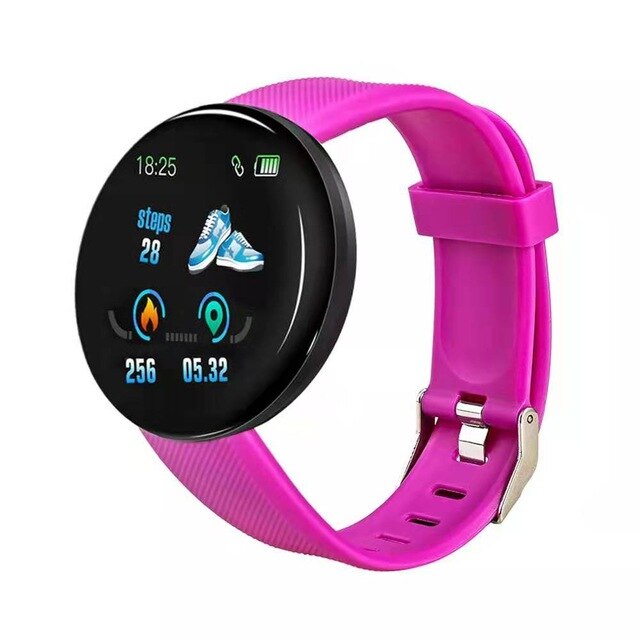 선호도 높은 D18 스마트 워치 심박수 혈압 모니터 방수 스포츠 Smartwatch 시계 여성 남성 키즈 안드로이드 ios를위한, 05 보라색, 한개옵션1 추천합니다 선호도 높은 D18 스마트 워치 심박수 혈압 모니터 방수 스포츠 Smartwatch 시계 여성 남성 키즈 안드로이드 ios를위한, 05 보라색, 한개옵션1 추천합니다