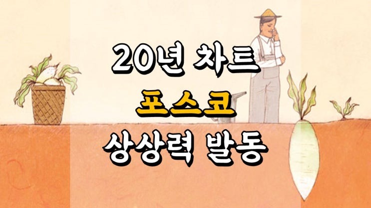  포스코 - 20 년 차트 상상력 발동