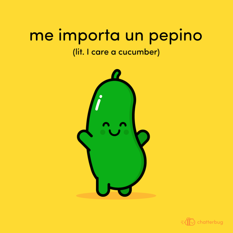  No me importa un pepino