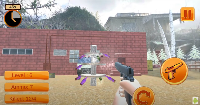  안드로이드용 리얼 건 슈팅 연습게임 기간한정 무료정보(Bottle Shooting Target : Real Bottle Shooter)
