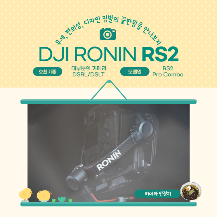  DJI RS2을 카메라 짐벌로 추천하는 이유와 개봉기