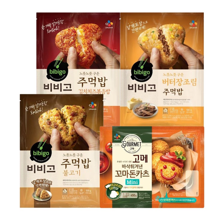 최근 인기있는 비비고 주먹밥 (김치치즈+버터장조림+불고기) + 고메꼬마돈까스450g, 1세트 추천해요 최근 인기있는 비비고 주먹밥 (김치치즈+버터장조림+불고기) + 고메꼬마돈까스450g, 1세트 추천해요