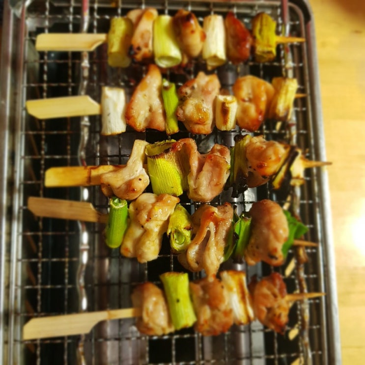  집에서 파닭꼬치 만들기