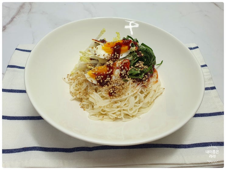  백종원 비빔냉면 양념장 만들기,비빔국수로 먹어도 좋아요 (면 삶는 시간)