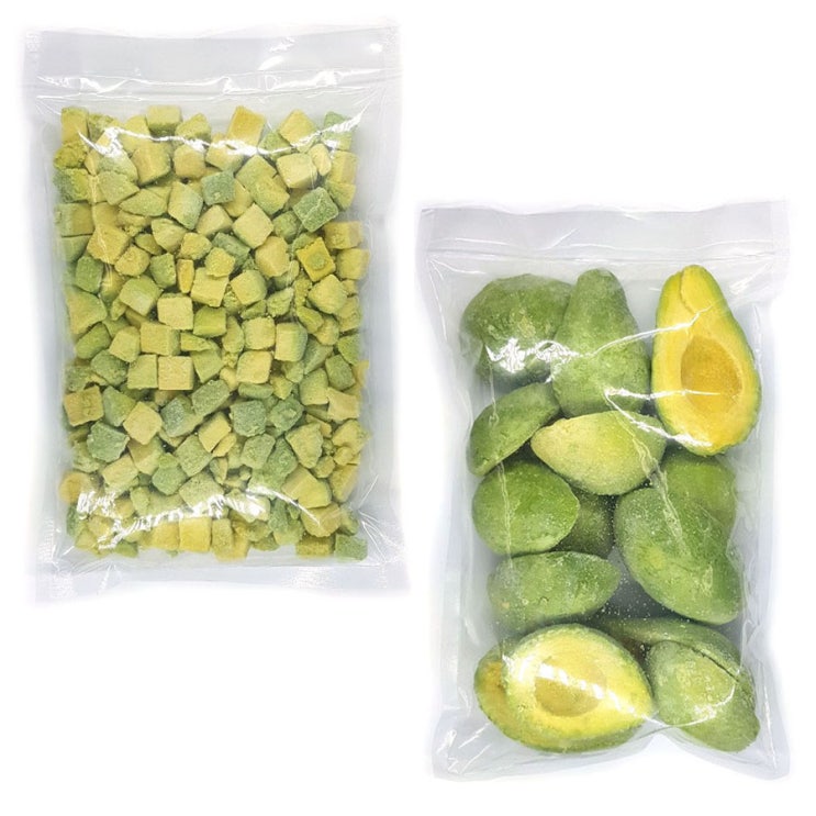  후기가 정말 좋은 손씨푸드 냉동 아보카도 다이스 500g / 아보카도 하프컷 1kg, 2. 아보카도 하프컷 1kg 1팩 추천합니다