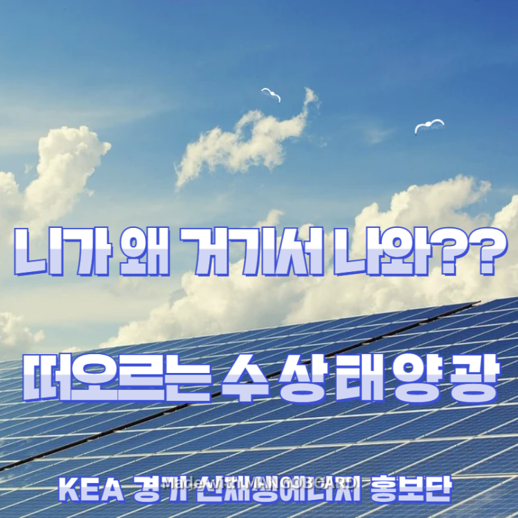  [KEA 경기 신재생에너지 홍보단] 바다 위로 간 태양광 패널, 수상태양광의 환경 문제는 없을까?