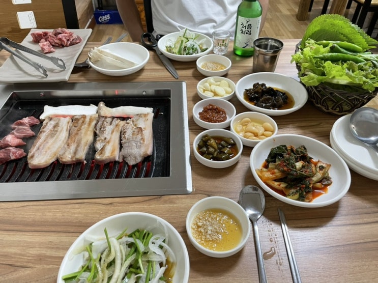 춘천퇴계동맛집 _ 한돈생고기