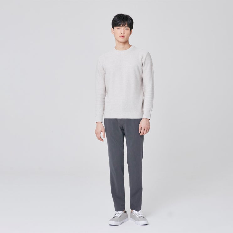 인지도 있는 마인드브릿지 남성용 아크릴 변형 조직 라운드넥 니트 MUKT2101 ··· 인지도 있는 마인드브릿지 남성용 아크릴 변형 조직 라운드넥 니트 MUKT2101 ···