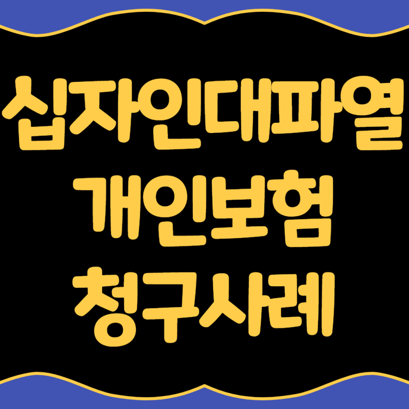 [개인보험] 십자인대파열 청구사례