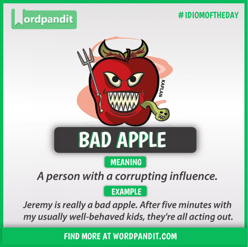 bad Apple A Bad Apple Theory bad-apple-a-bad-apple-theory