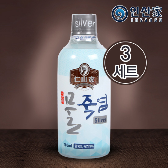 선택고민 해결 [인산가] 물죽염실버 300ml x 3세트, 3개 ···