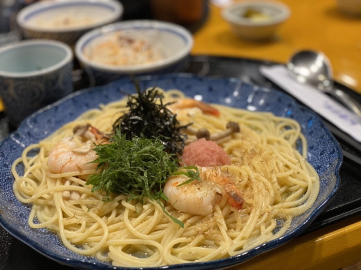  강남역 일본식 스파게티 맛집 고에몬에서 런치세트 먹고왔어요!