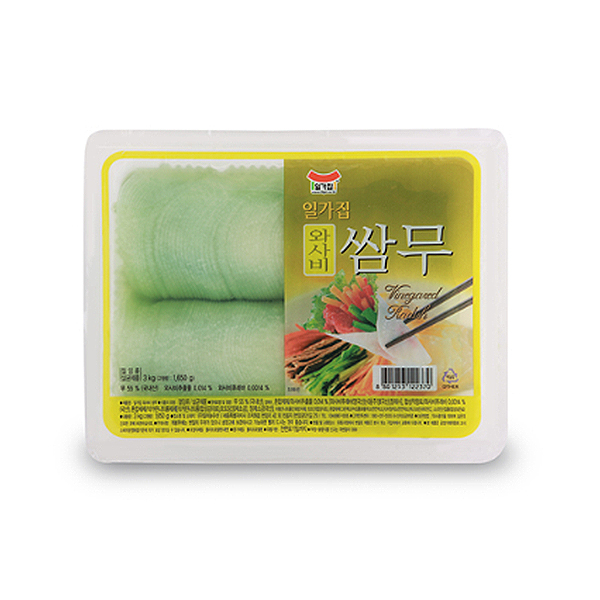 인지도 있는 SB/2/일가집 와사비쌈무 3kg/절임무/반찬 추천해요 인지도 있는 SB/2/일가집 와사비쌈무 3kg/절임무/반찬 추천해요