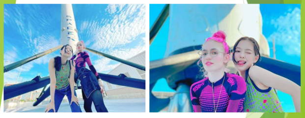  일론머스크 아내 그라임스와 스페이스 X 로켓 인증샷 남기는 블랙핑크 제니