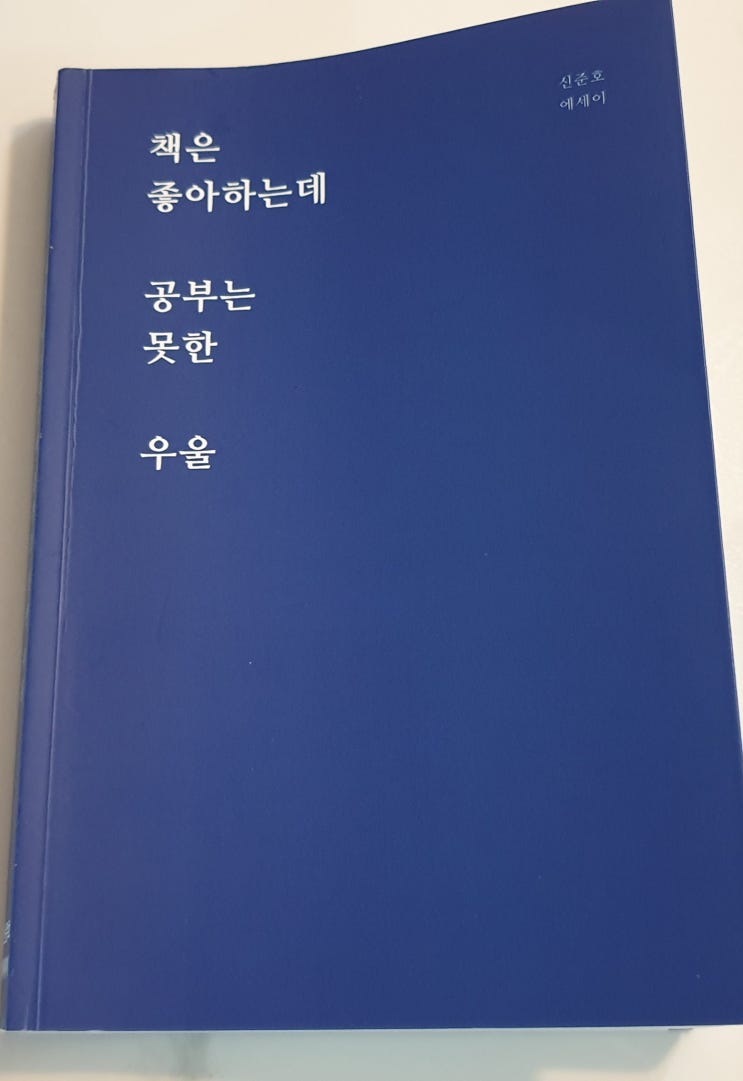 책리뷰#13 [책은 좋아하는데 공부는 못한 우울 - 신준호] 너그럽게 가볍게