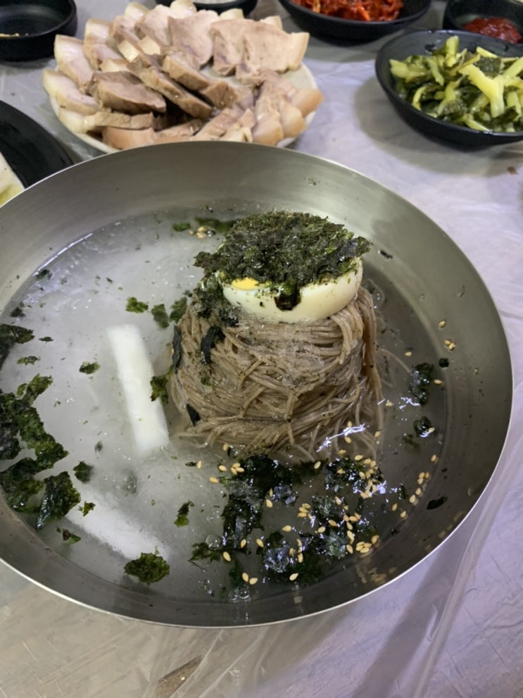  백촌막국수 여기 먹으려면 웨이팅이 기본 2시간이라면서?