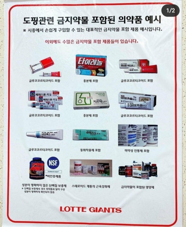  의외로 도핑으로 걸리는 것들