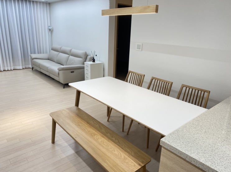  6인용 세라믹 식탁 내돈내산 한 달 사용후기 (장단점 포함)