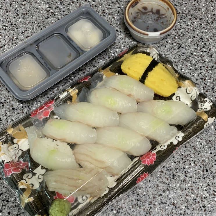 하단 초밥 올타미스터스시 광어초밥 포장후기 하단 초밥 올타미스터스시 광어초밥 포장후기