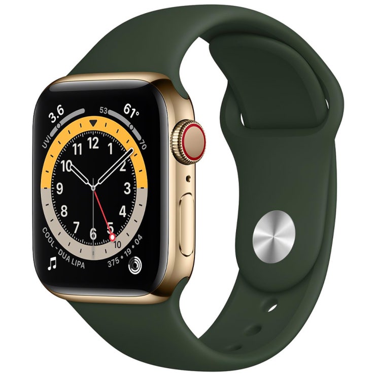 후기가 정말 좋은 Apple 애플워치 6, GPS+Cellular, 골드 스테인리스 스틸 케이스, 사이프러스 그린 스포츠 밴드 추천해요 후기가 정말 좋은 Apple 애플워치 6, GPS+Cellular, 골드 스테인리스 스틸 케이스, 사이프러스 그린 스포츠 밴드 추천해요