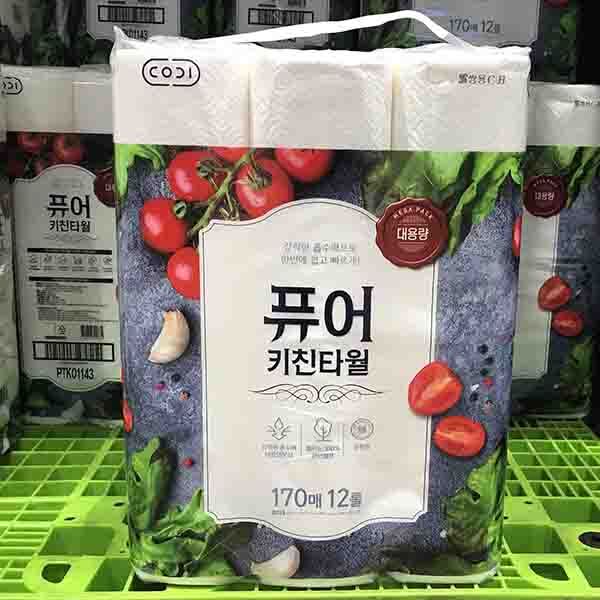 인지도 있는 코디 퓨어 키친타월 170mx12롤, 단품, 단품 ··· 인지도 있는 코디 퓨어 키친타월 170mx12롤, 단품, 단품 ···