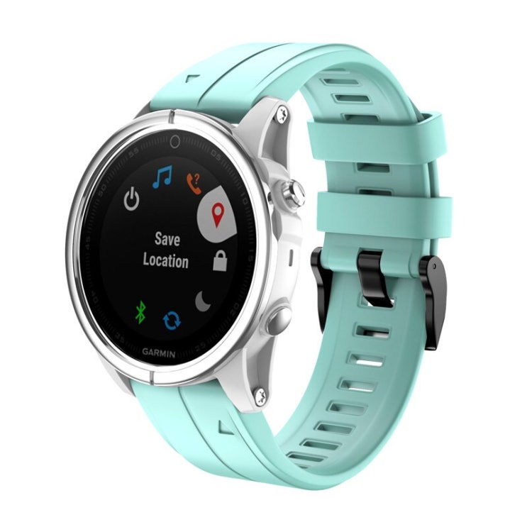 가성비 뛰어난 Garmin fenix 5 s fenix 5 s plus dom668 용 새로운 20mm 실리콘 시계 밴드 스트랩 루프 팔찌, 단일, 공간 추천합니다