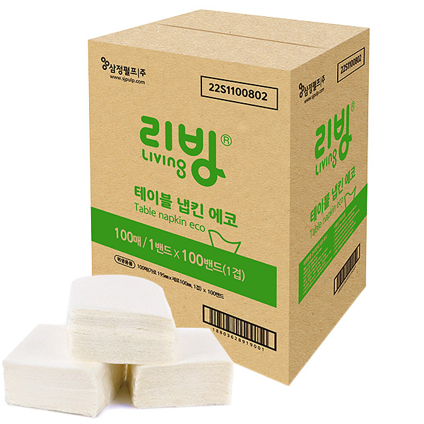 많이 찾는 삼정펄프 리빙 테이블냅킨 에코 냅킨, 1박스 좋아요 많이 찾는 삼정펄프 리빙 테이블냅킨 에코 냅킨, 1박스 좋아요