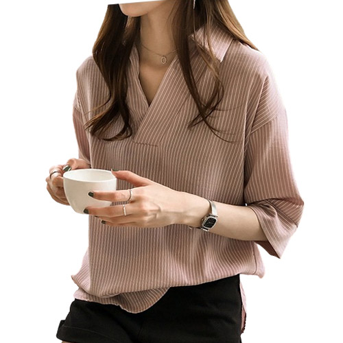  가성비 좋은 리더스타 여성블라우스 여성셔츠 루즈핏 셔츠 블라우스 ···