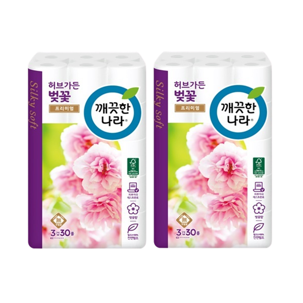 후기가 정말 좋은 깨끗한나라 벚꽃프리미엄 3겹 화장지 2팩 추천해요 후기가 정말 좋은 깨끗한나라 벚꽃프리미엄 3겹 화장지 2팩 추천해요