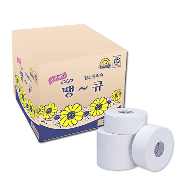 선호도 높은 땡큐 3겹 격자무늬 점보롤 화장지, 16롤, 1팩 좋아요 선호도 높은 땡큐 3겹 격자무늬 점보롤 화장지, 16롤, 1팩 좋아요