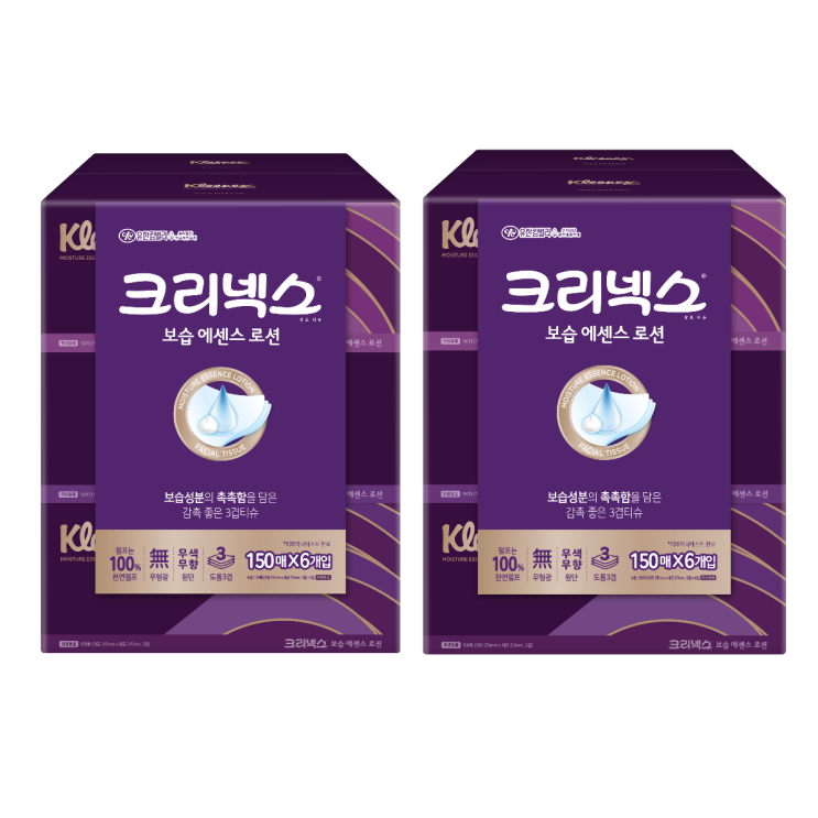 선택고민 해결 크리넥스 보습에센스 로션 천연펄프 미용티슈 3겹, 6개입, 2팩 추천해요 선택고민 해결 크리넥스 보습에센스 로션 천연펄프 미용티슈 3겹, 6개입, 2팩 추천해요