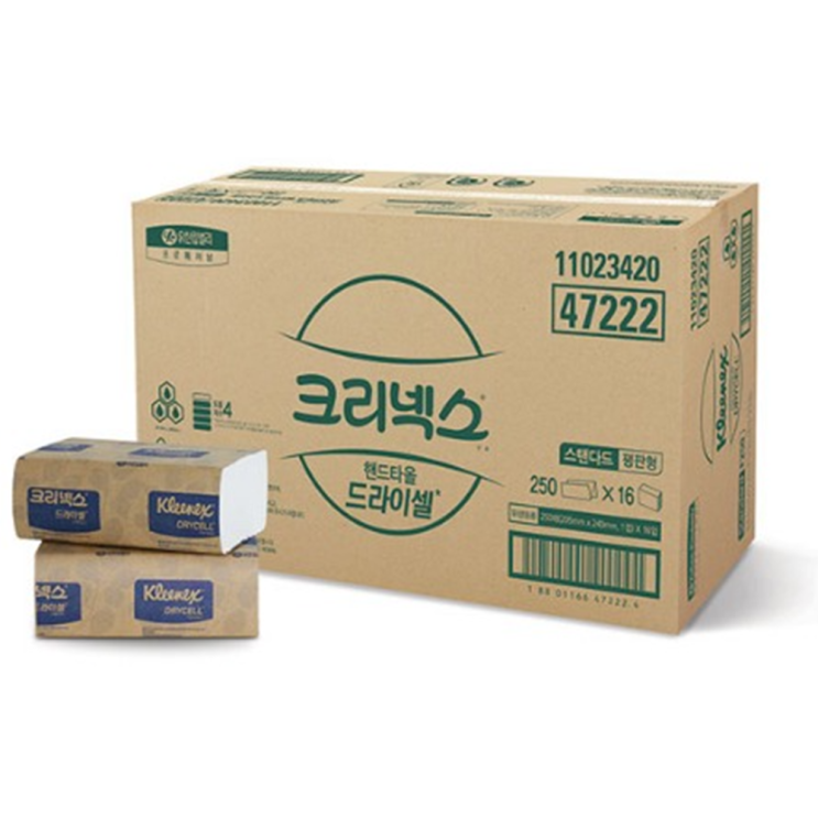 많이 찾는 크리넥스 47222 드라이셀 핸드타올 스탠다드 4000매, 1box 좋아요 많이 찾는 크리넥스 47222 드라이셀 핸드타올 스탠다드 4000매, 1box 좋아요