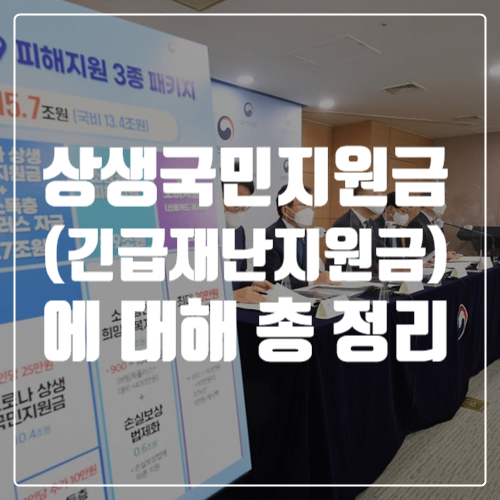  1인당 25만원 상생국민지원금(긴급재난지원금) 총 정리