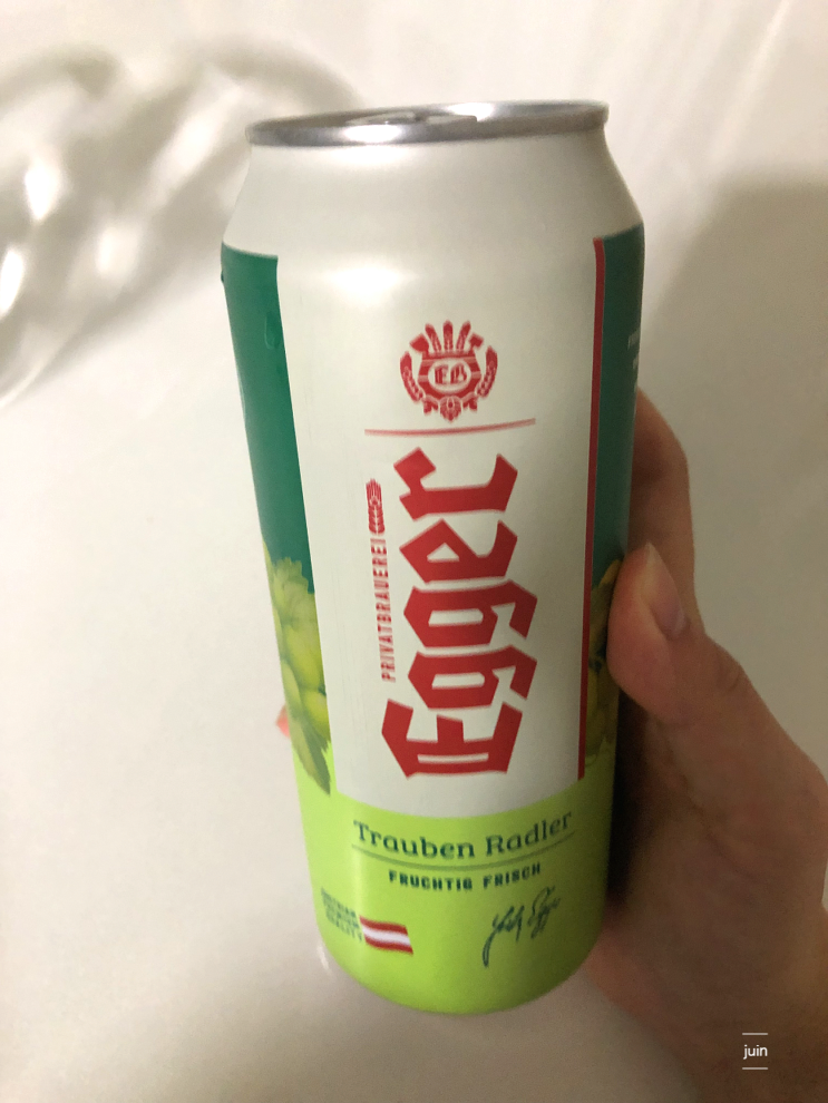 청포도맥주 깔끔했던 예거의 신상품