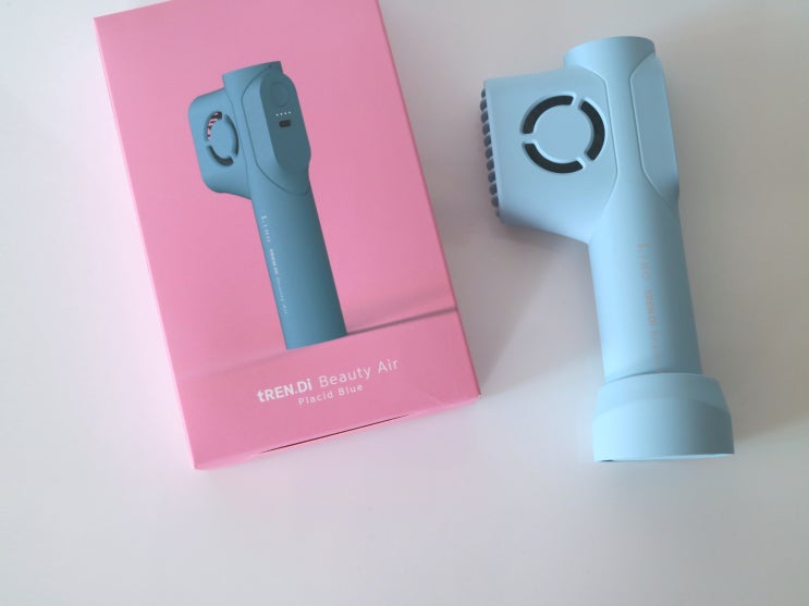  휴대용 선풍기 디자인도 예쁜 뷰티에어(후레쉬 기능)