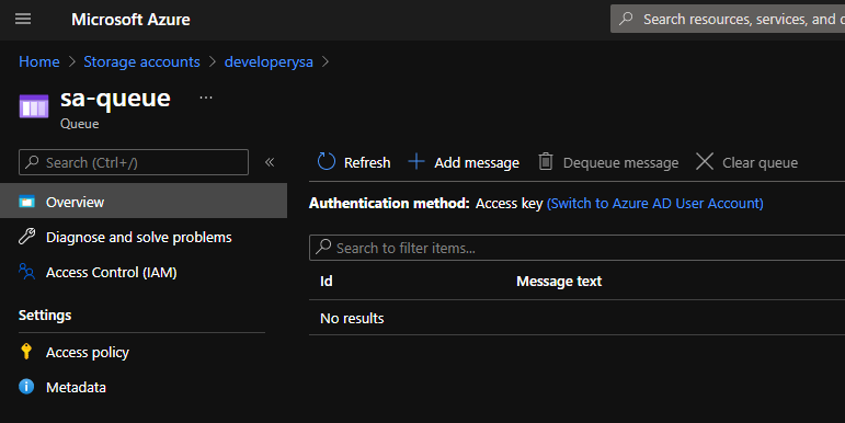 [입문] azure storage account - queue ( 애저 스토리지 큐 ) : 네이버 블로그