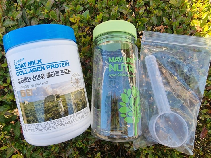  산양유프로틴 단백질분말 콜라겐 BCAA 맛있네요