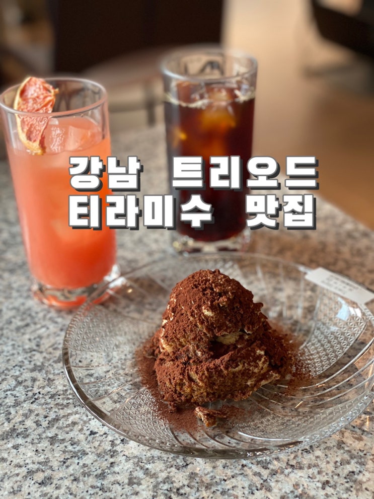  [강남, 신논현 카페] 트리오드