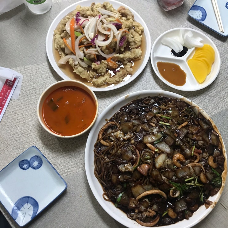  노은동 쟁반짜장 맛집 발견! 중국성 해물쟁반짜장