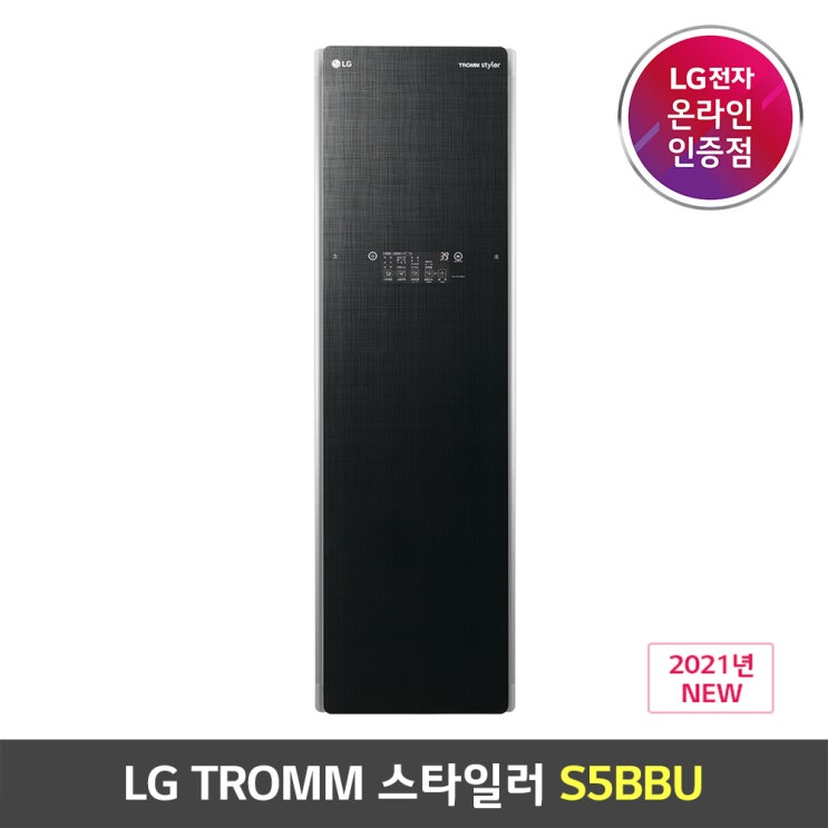 리뷰가 좋은 LG전자 (JS) LG 트롬 스타일러 S5BBU 5벌+바지1벌 린넨블랙 좋아요