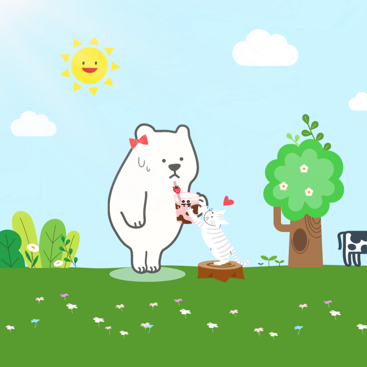  유당이 없는 고양이 우유로 음수량을 늘려보자