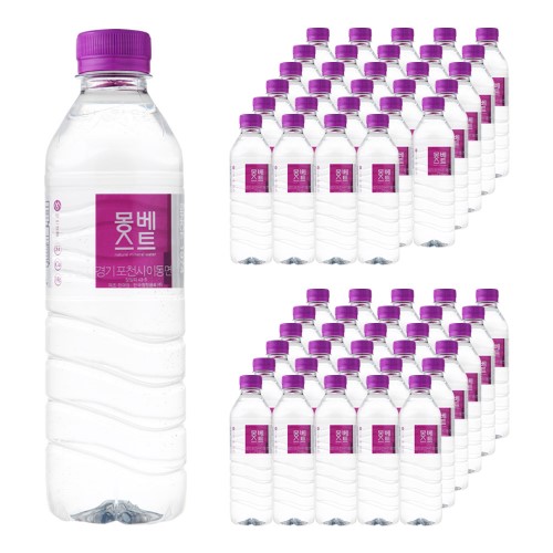 가성비 좋은 몽베스트 생수, 500ml, 60개 좋아요 가성비 좋은 몽베스트 생수, 500ml, 60개 좋아요