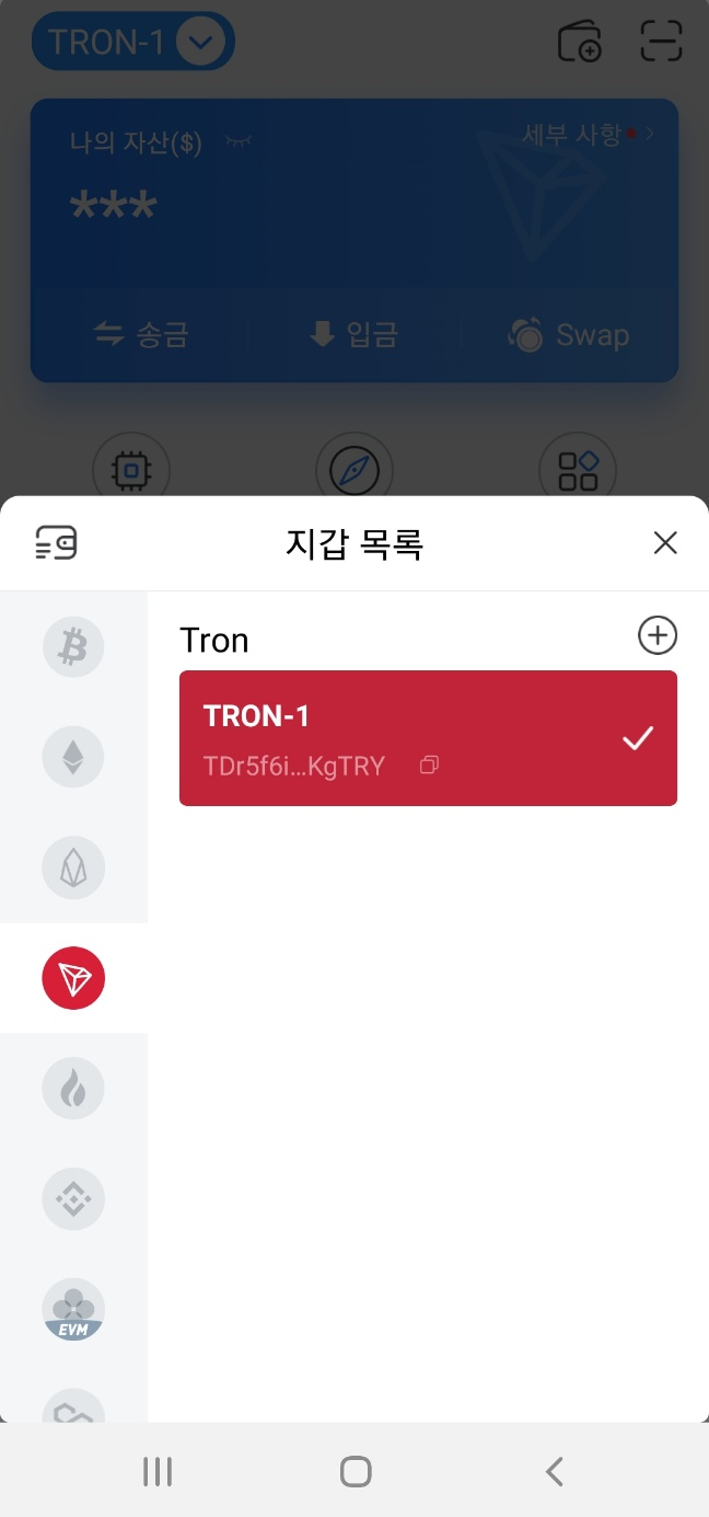TT network Tokenpocket 지갑추가 : 네이버 블로그
