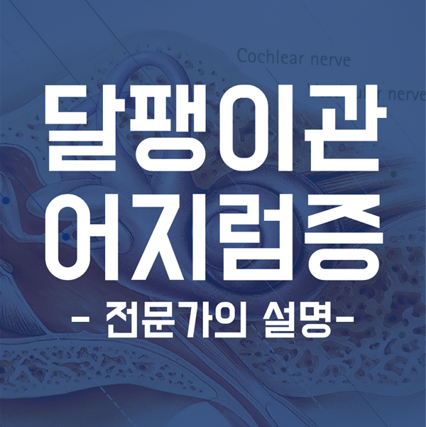  달팽이관 어지럼증 - 전문가의 '달팽이관 이상'에 대한 쉬운 설명!