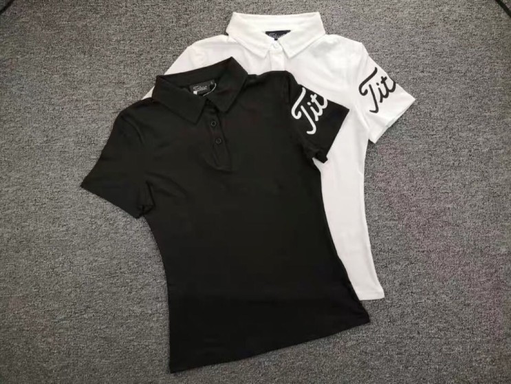 최근 많이 팔린 여성 골프웨어 여성 여름 반팔 티셔츠 골프복 상의 골프 여한판 슬림 유니폼 추천합니다