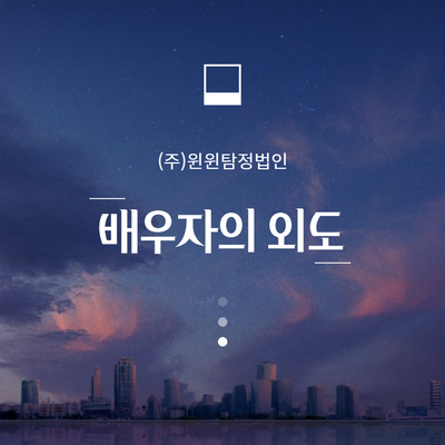  배우자의 외도 전문가와 함께