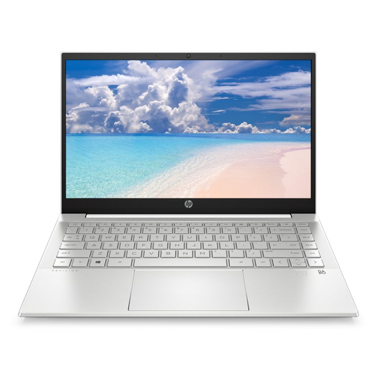 갓성비 좋은 HP 파빌리온 14 노트북 네츄럴실버 + 세라믹화이트 14-dv0082TX (i7-1165G7 35.6cm MX450), NVMe 512GB, 윈도우 미포함 등, 8G