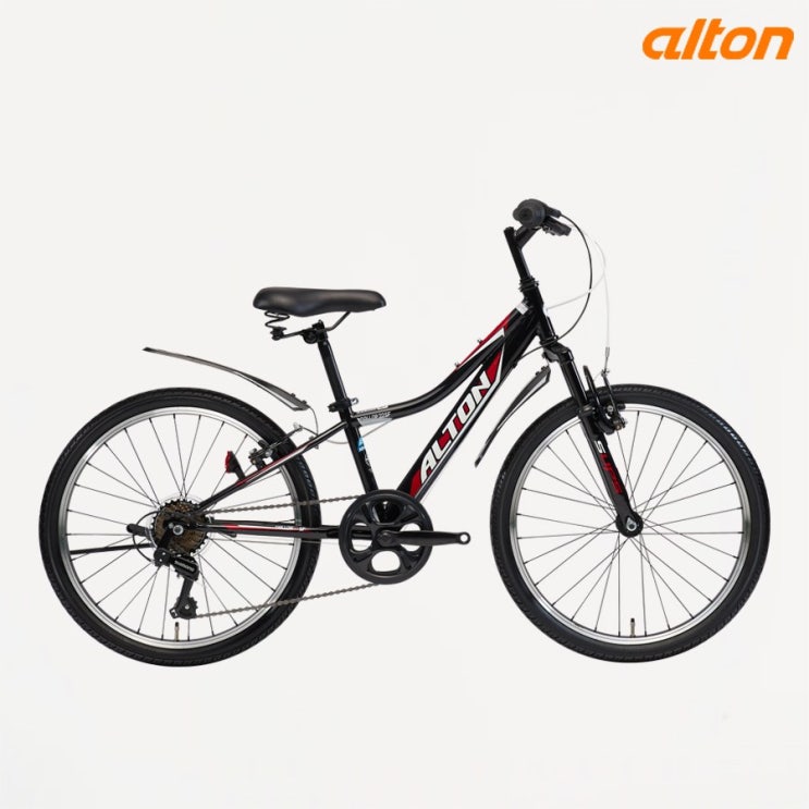 가성비갑 2021 알톤 갤럽22SF 22인치 어린이 자전거, 블랙, 반조립 배송(대리점 조립 권장) 좋아요